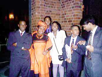 HarlemLive crew with two of the judges