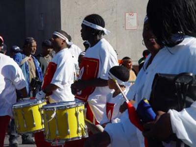 marching drummers