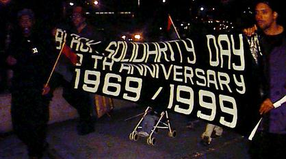 black solidarity day banners