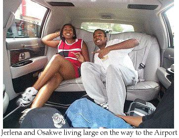 Jerlena and Osakwe in Limo